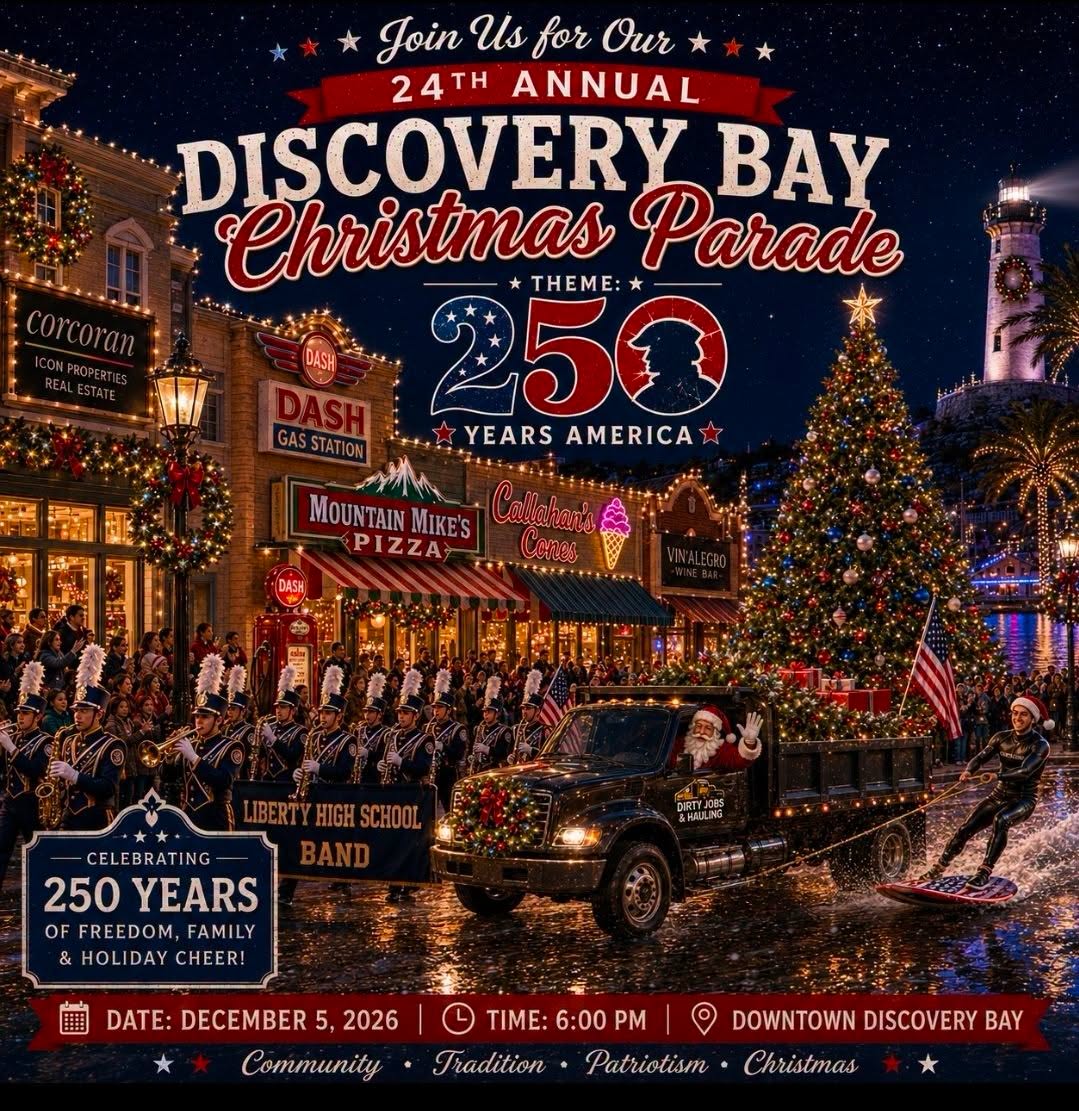 Discovery Bay Lighted Holiday Street Parade event artwork